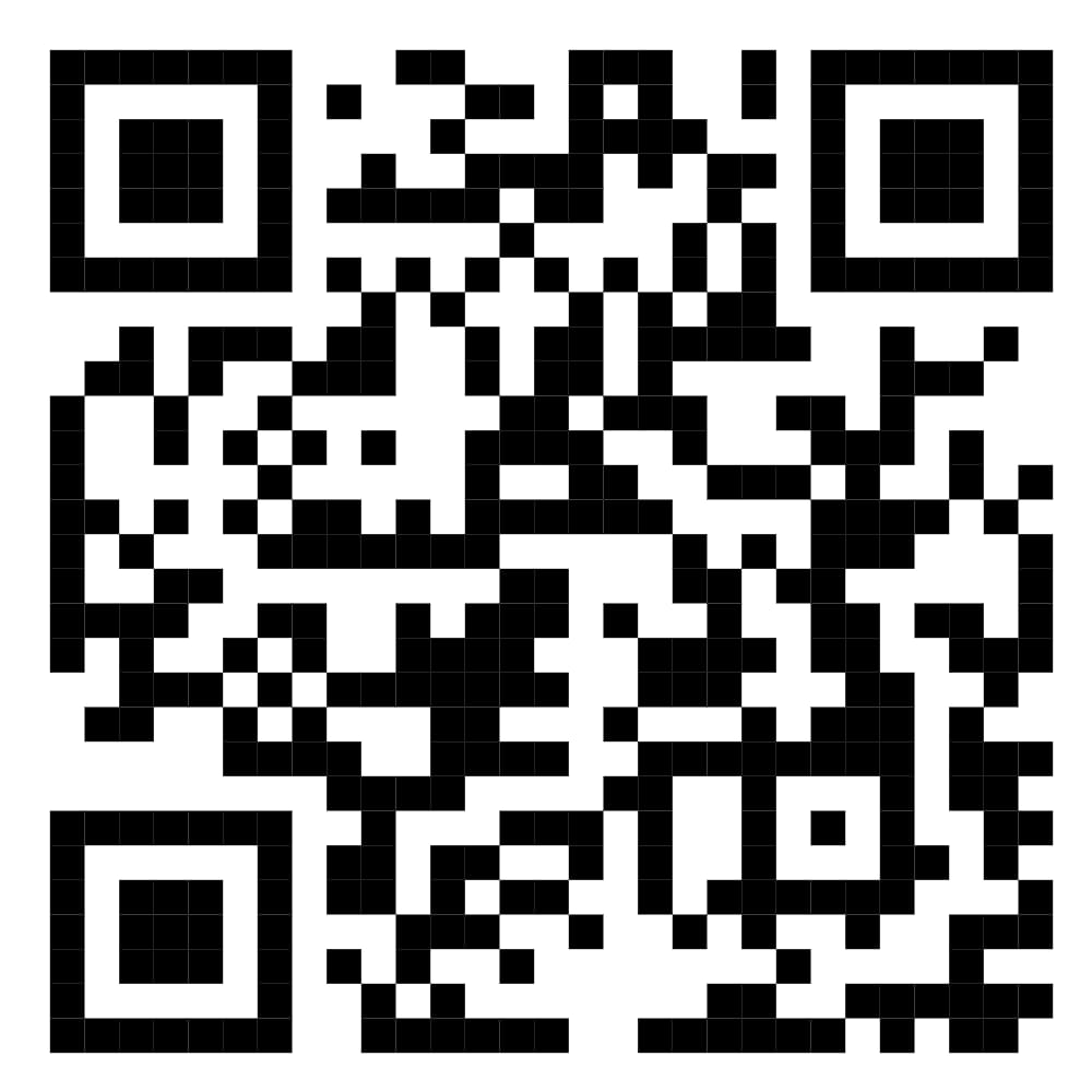 QR code linking to The Moon Instagram