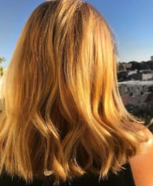 Golden Yellow hair colour